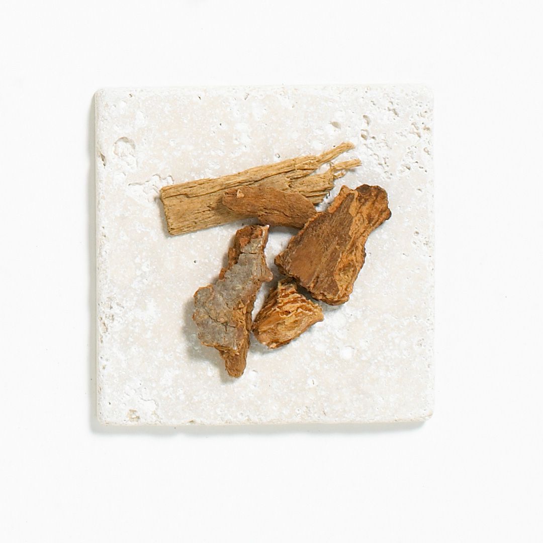 cedar pine woodchips on tile