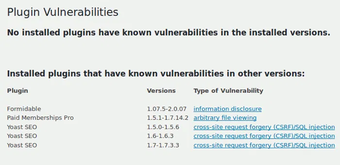 plugins-vulnerabilities-list