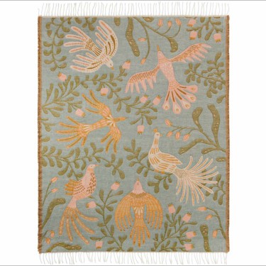 Plume throw blanket by Peace + Riot.