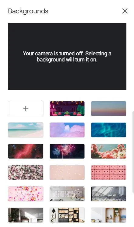 Pre Loaded Backgrounds