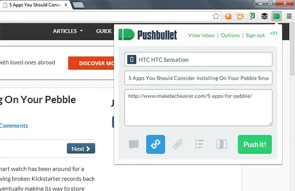pushbullet_sendlink pushbullet_sendlink
