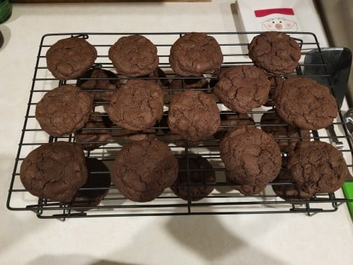 Chewy Double Chocolate Chip Cookies