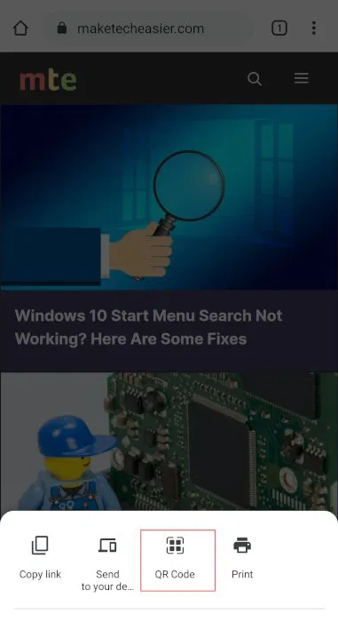How To Qr Code Chrome Chrome Share Qr Code Qr Code Chrome Chrome Share Qr Code