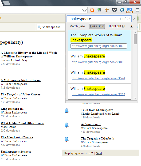 quickfind_links quickfind_links