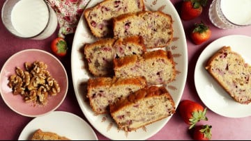 Strawberries & Cream Bread (Strawberry or Blueberry)