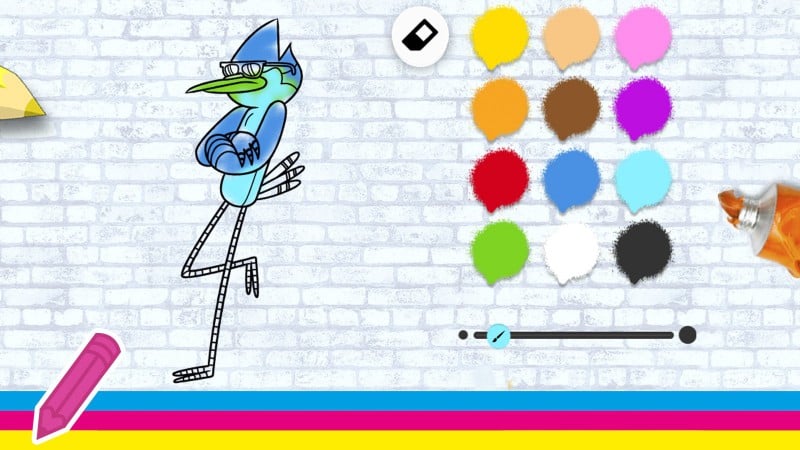 Regular Show colour in game