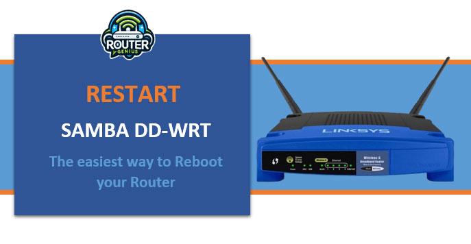 Restart Samba dd-wrt : (The easiest way to Reboot your Router)