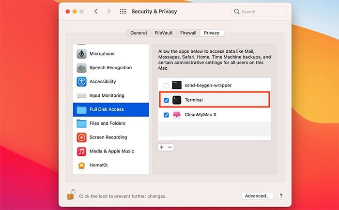Safari Tab Previews Terminal Disk Permissions