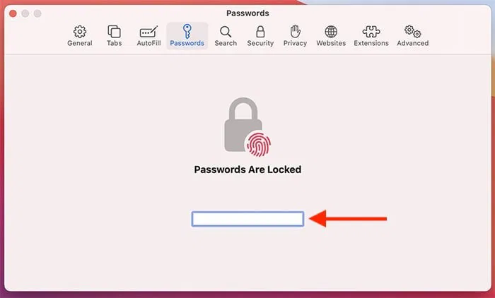 Safari View Saved Passwords Prompt To Login
