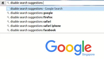 How to Disable Search Suggestions in Chrome and Safari