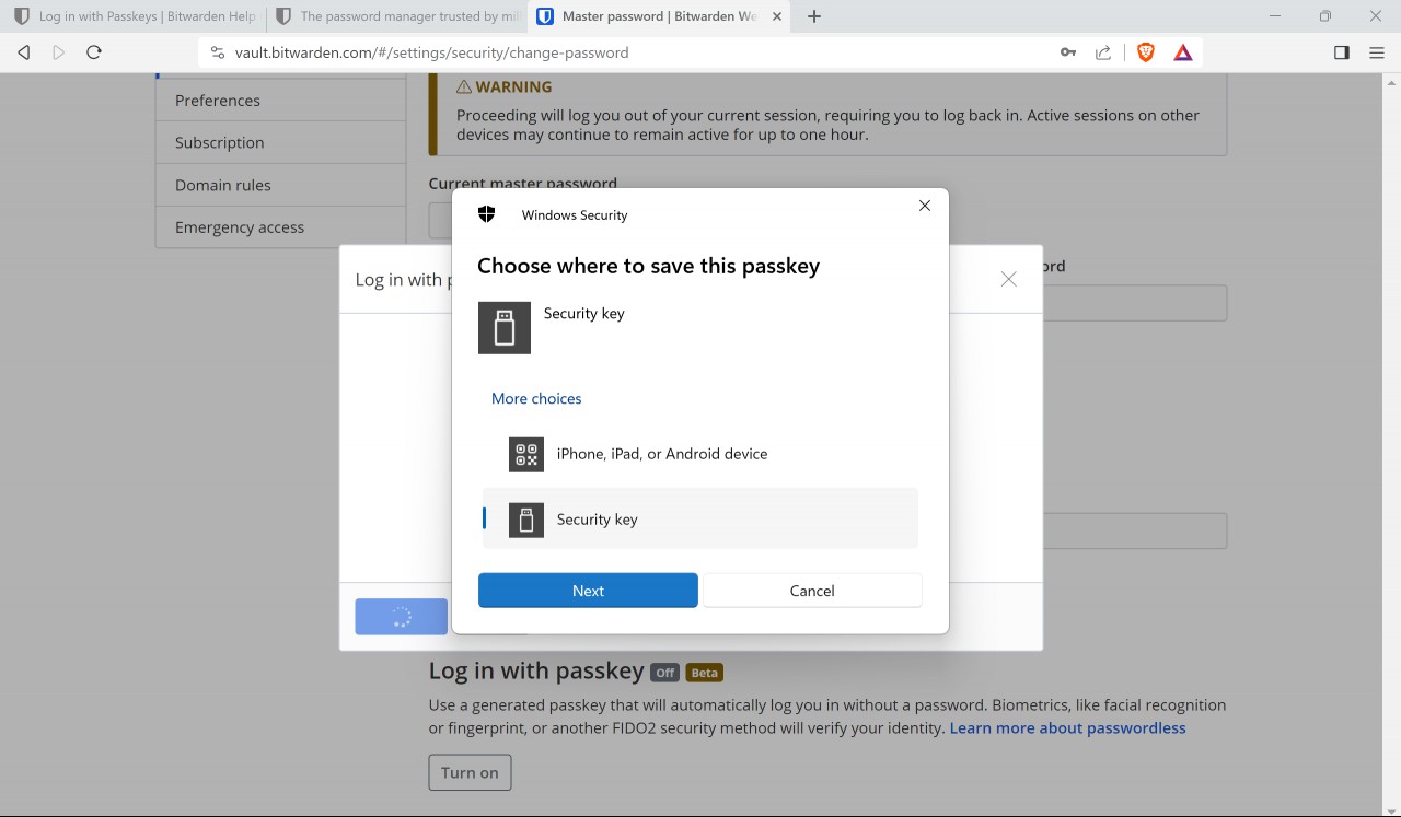 Security Key