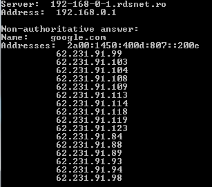 serveroutages-nslookup serveroutages-nslookup
