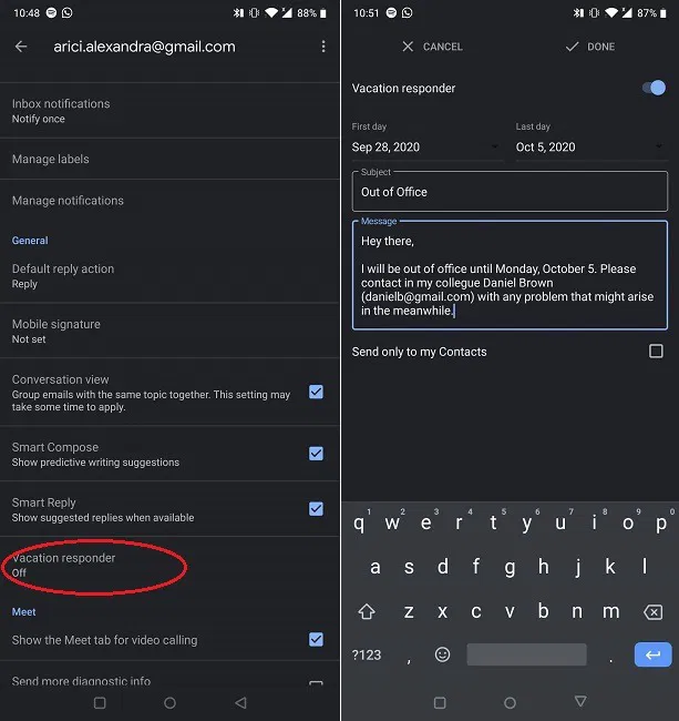Seven Lesser Known Gmail Features Automatic Responder