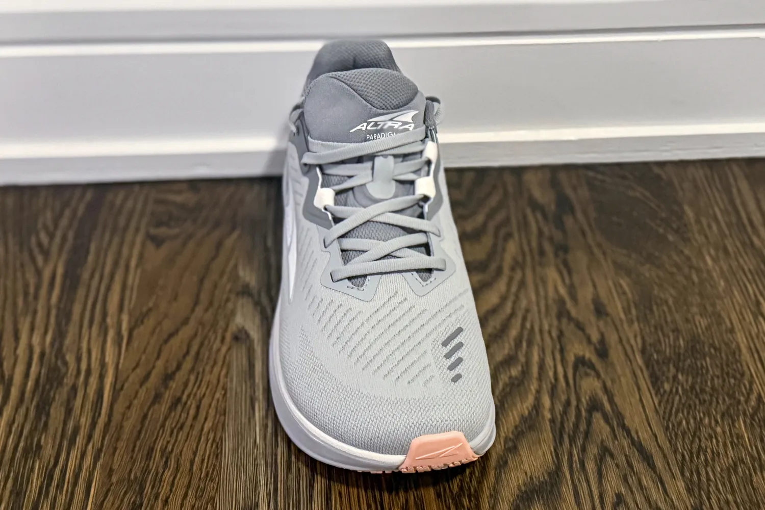 The toe of the Altra Women's Paradigm 8 Running Shoe