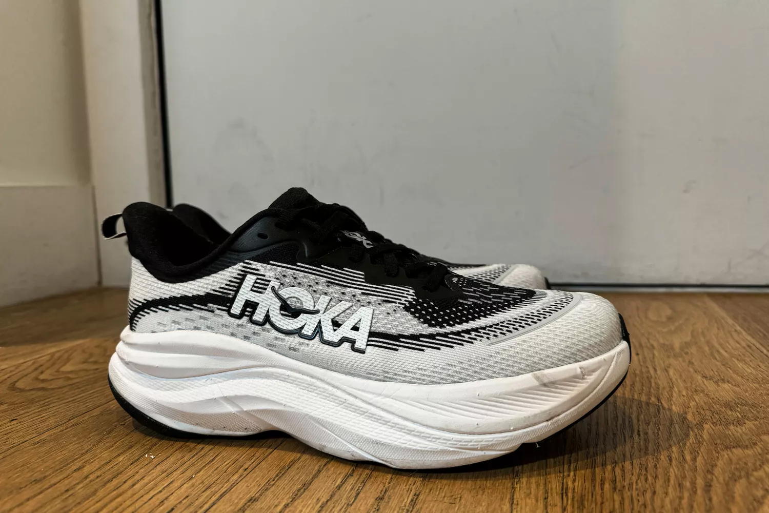 The side of the HOKA Women's Skyflow Running Shoes