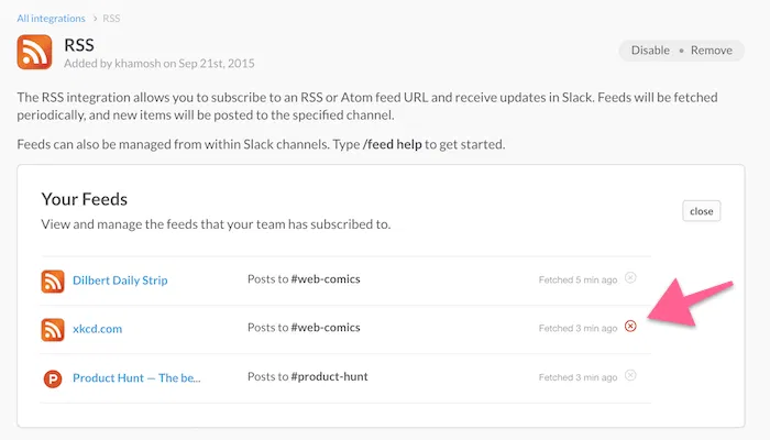 slack-rss-integration
