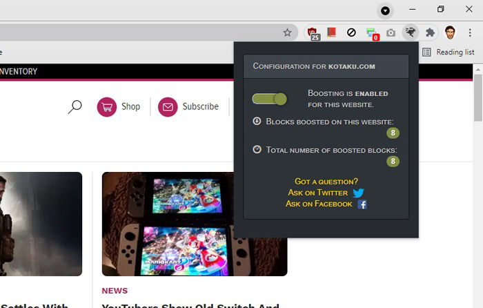 Speed Up Chrome Extension Web Boost
