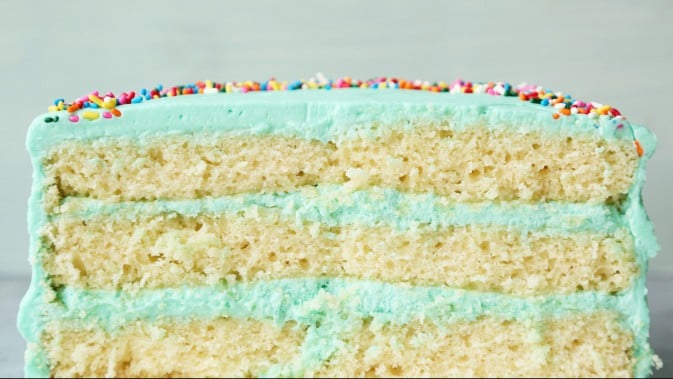 Magnolia Bakery's Vanilla Birthday Cake and Frosting