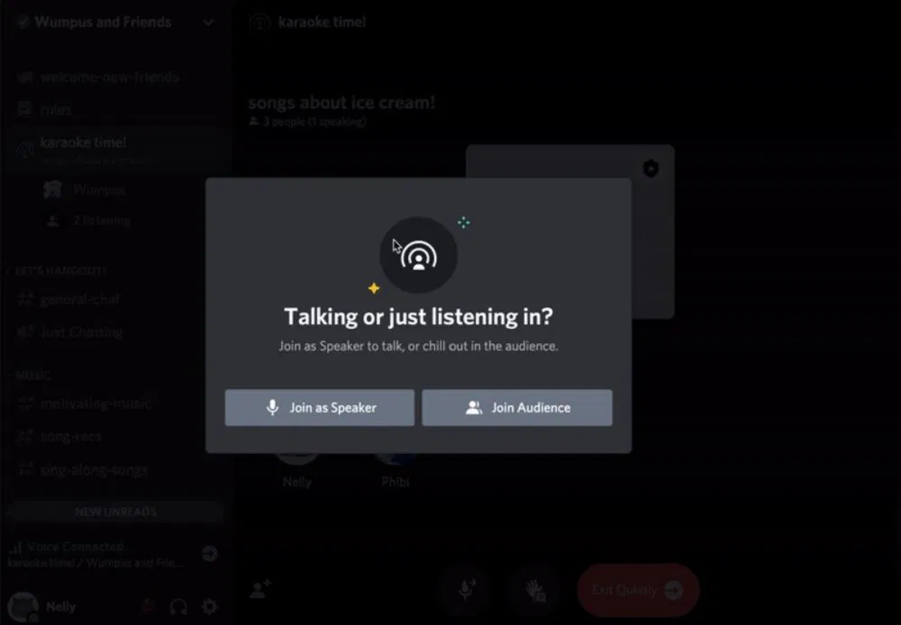 Stage Moderator Options