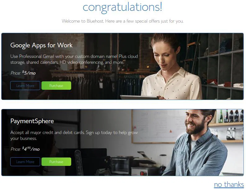 Welcome to Bluehost.