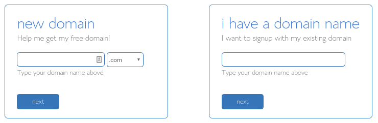 Set up your domain name with Bluehost.