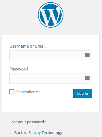 Sign into your WordPress site.