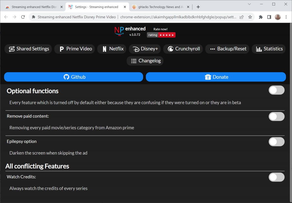 Streaming Enhanced