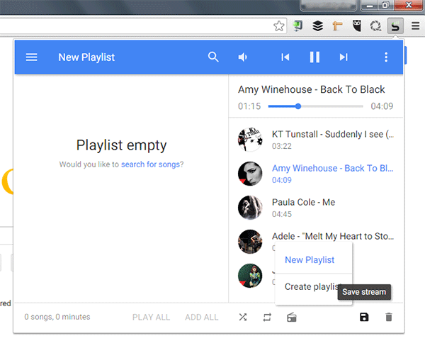 You can create multiple playlists.