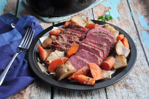 Corned Beef and Cabbage in Guinness