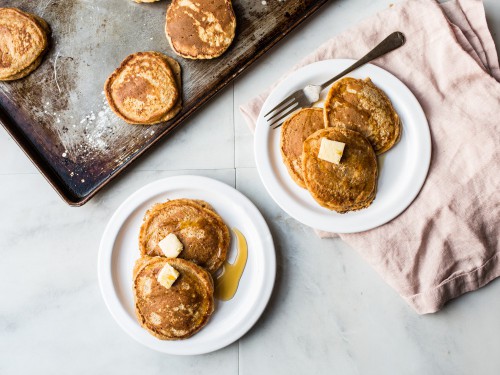 Light and Fluffy Pumpkin Pancakes