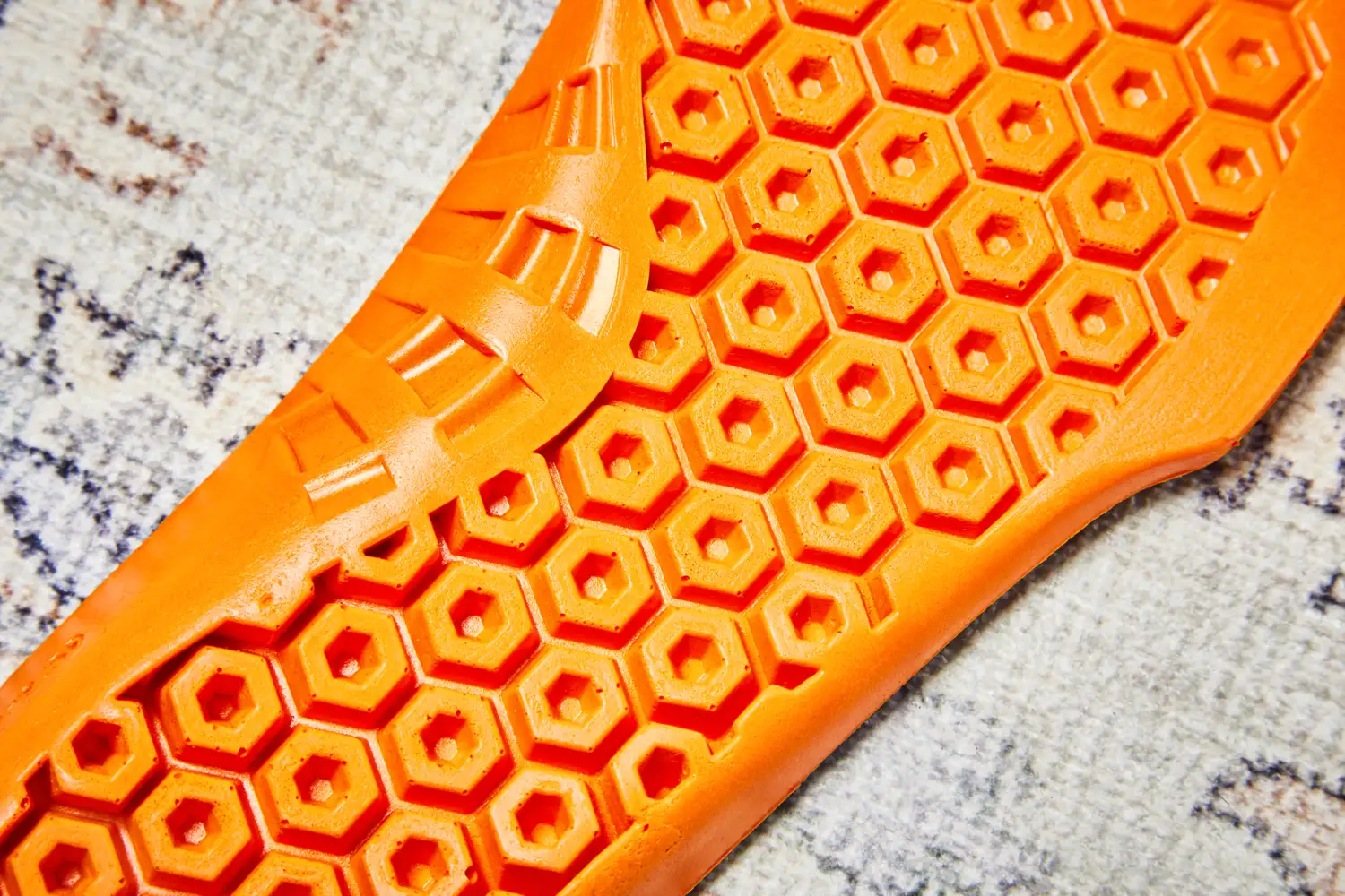 Closeup of the bottom of a Timberland Pro Anti-Fatigue Technology Insole