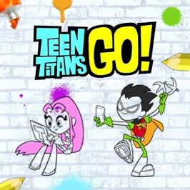 Teen Titans Go! colour in game