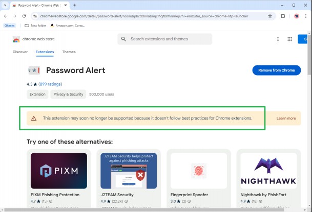 Google will disable some of its own Chrome extensions soon