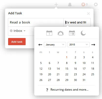 Todoist makes adding tasks easy. Todoist makes adding tasks easy.