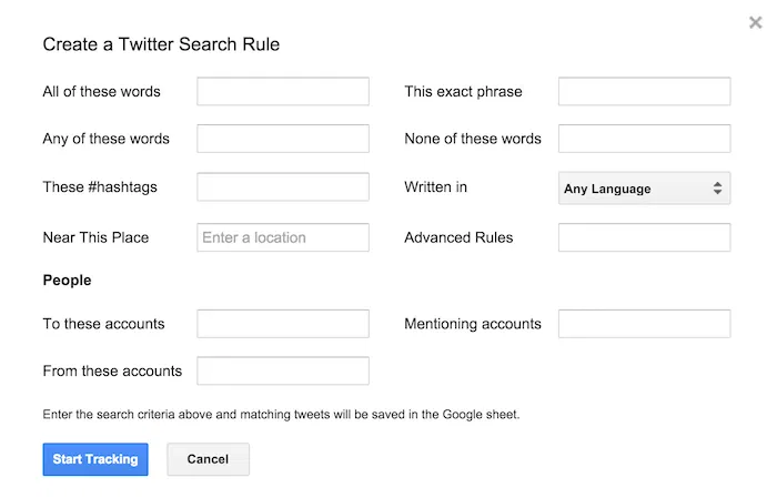 twitter-archiver-search-rule