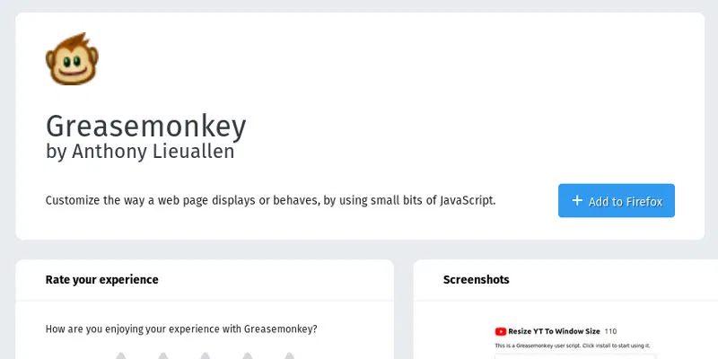 Install Greasemonkey Install Greasemonkey