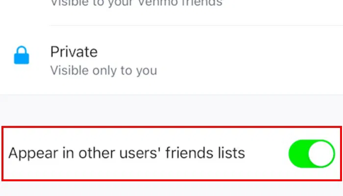 Venmo Hide Friends List