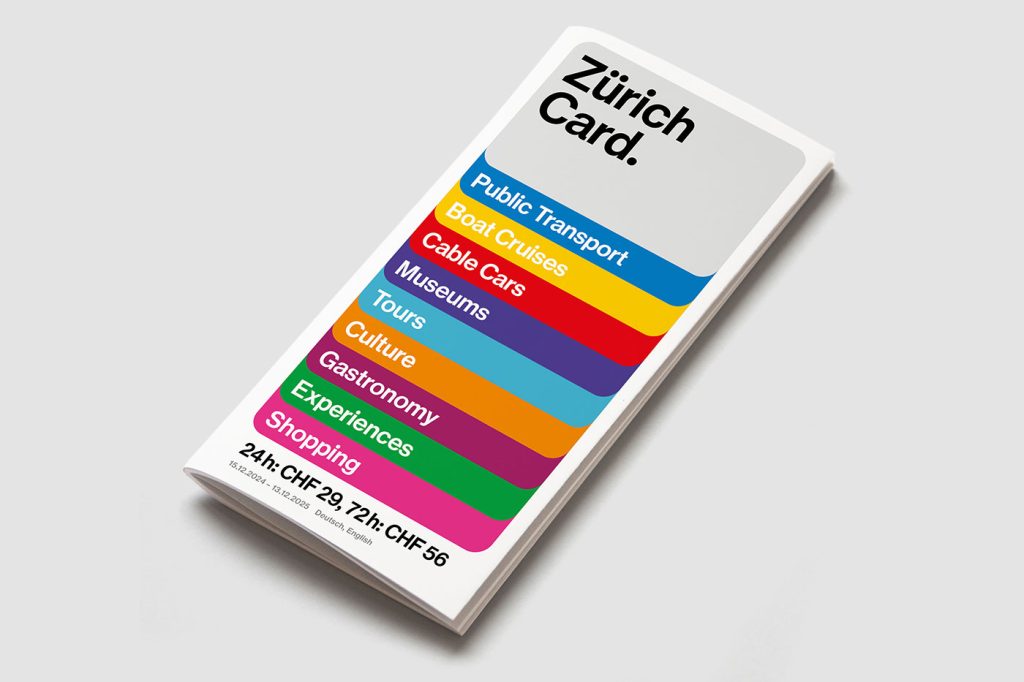 Designing Travel: The Zürich Card’s Flexible New Visual Identity