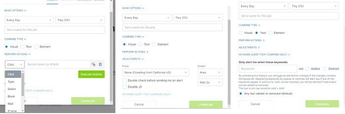 Visualping Review Setup
