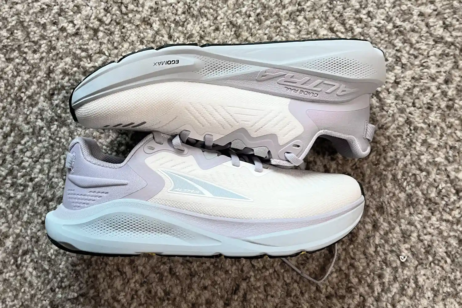 A side view of the Altra Women's Paradigm 8 Running Shoes