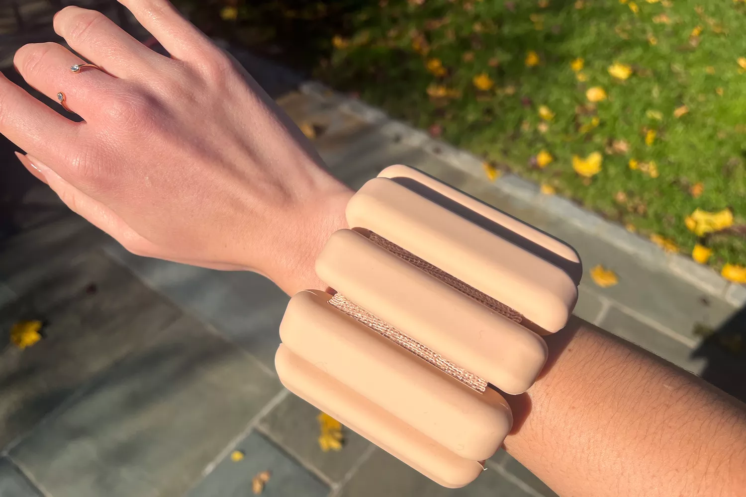 Bala Bangles worn on a wrist