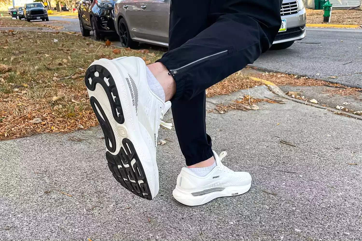 The treads on the bottom of the Brooks Men's Adrenaline GTS 24 Running Shoes