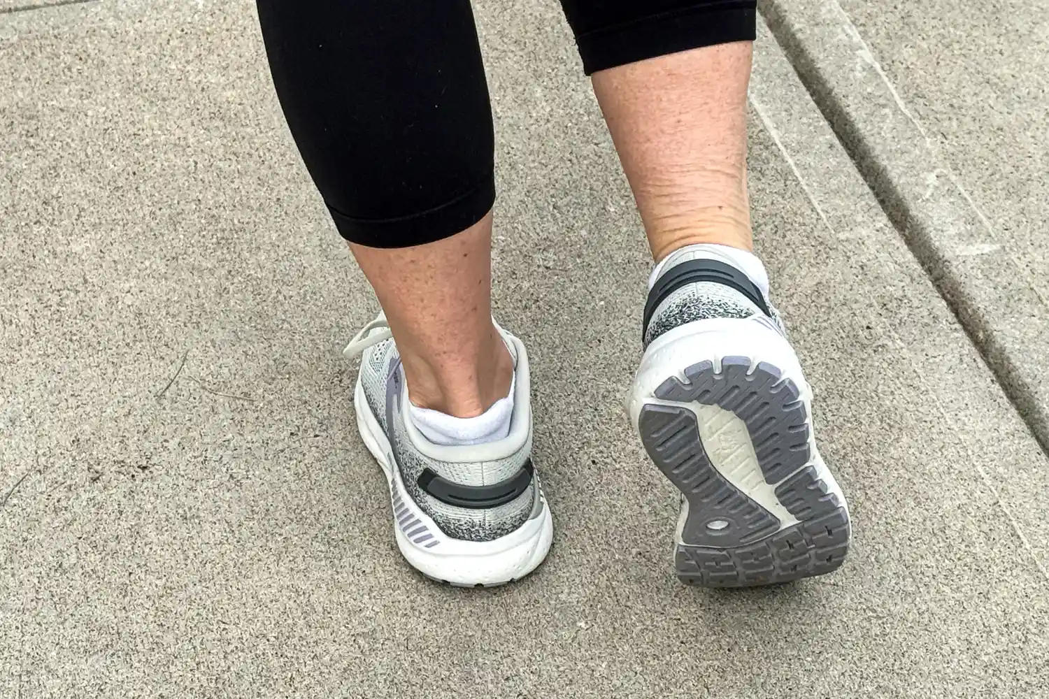 The treads on the bottom of the Brooks Women's Ariel GTS 24 Running Shoes