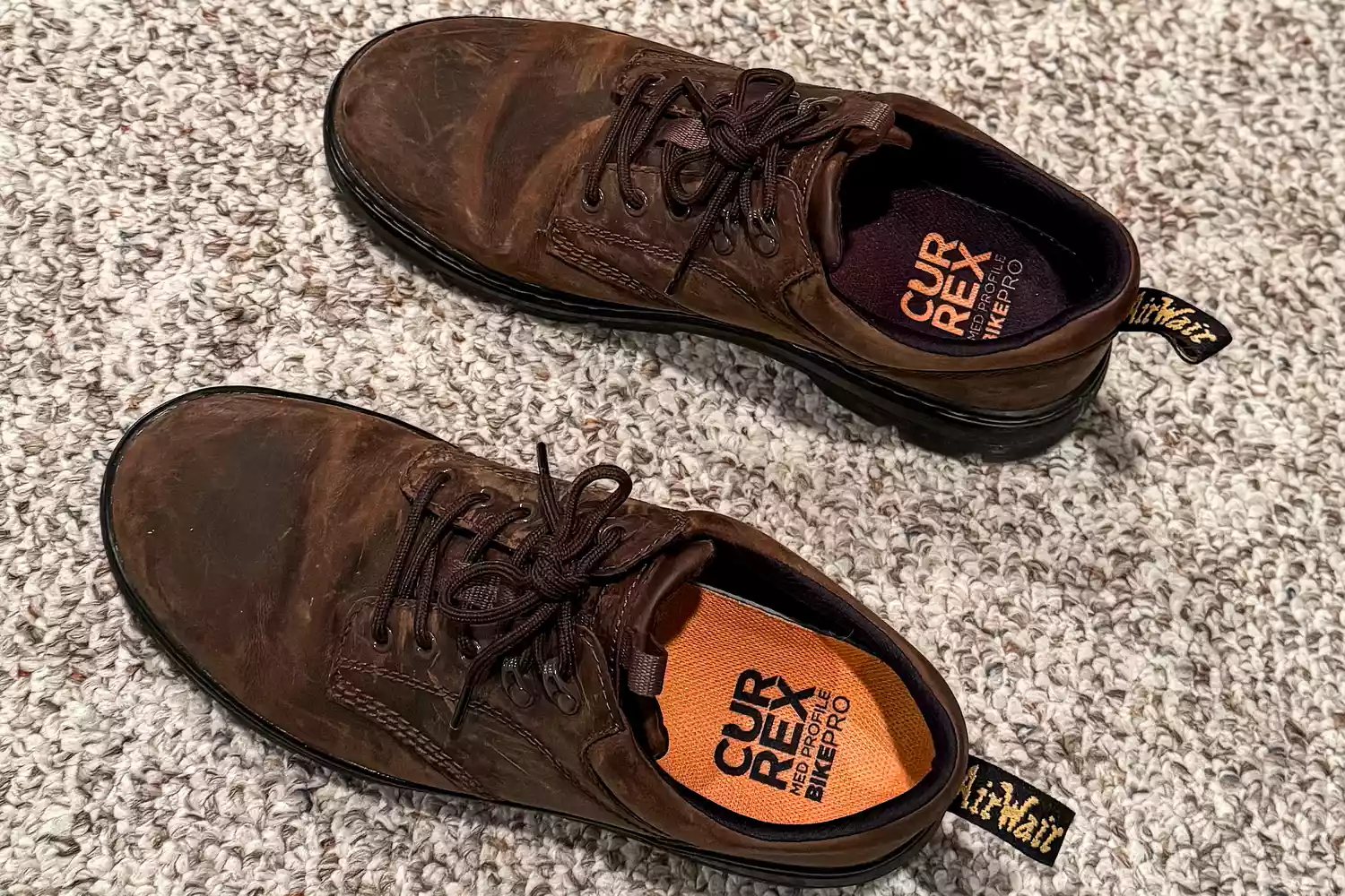 The CURREX BIKEPRO Insoles inside a pair of shoes