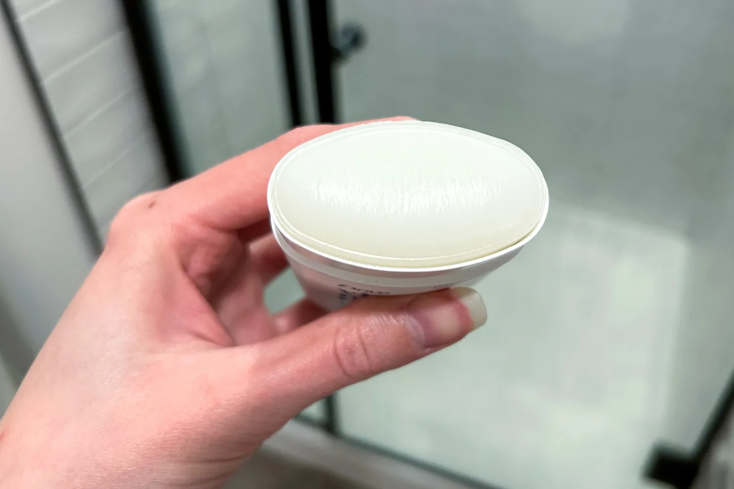 The color and texture of the Dove VitaminCare+ Deodorant Stick