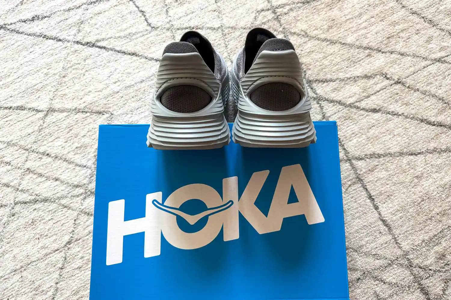 The heels of the Hoka Restore TC Recovery Shoes