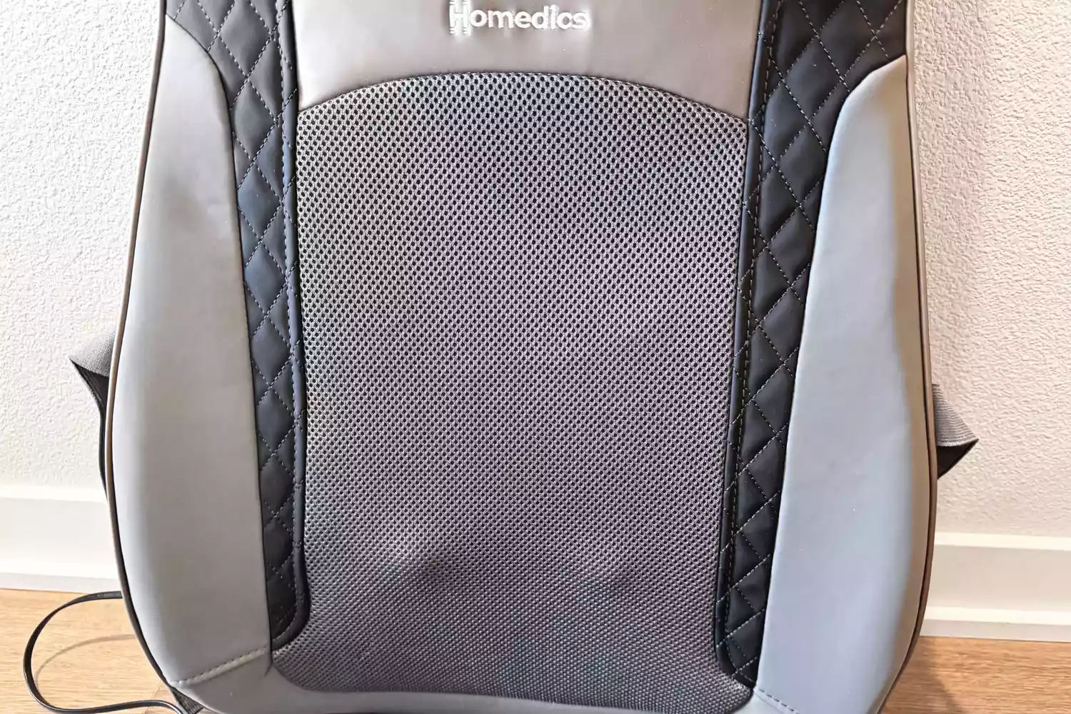 A close-up of the Homedics Shiatsu Elite II Massage Cushion with Soothing Heat