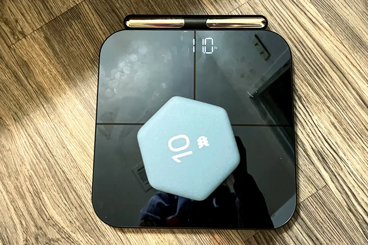 A weight on the HumeHealth The Body Pod