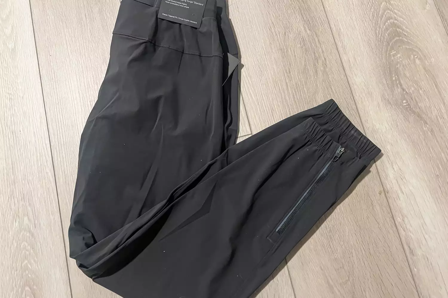 lululemon Surge Joggers on floor