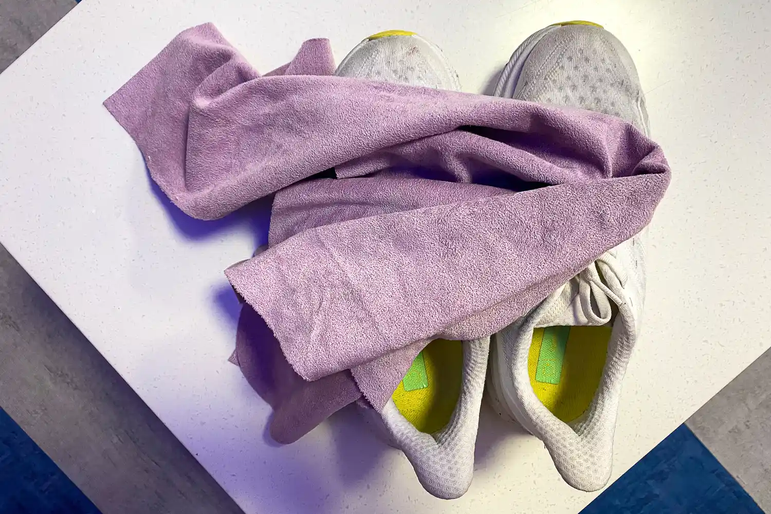 The lululemon The (Small) Towel after use